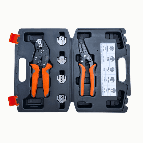 Kit De Ponchadora Con 5 Dados Intercambiables Aislada, Solar Y No Aislada Con Pelacable 22-10Awg SNQCKITWC