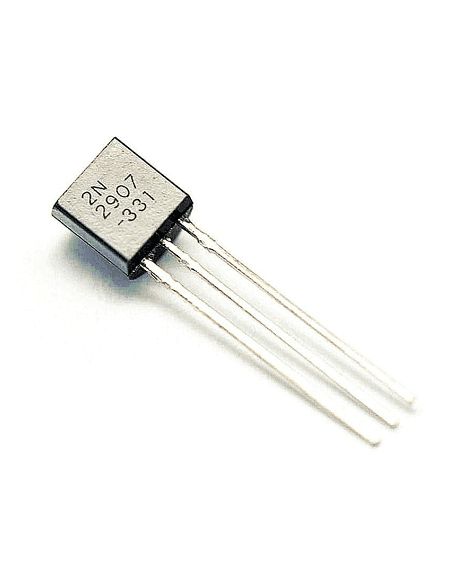 Transistor PNP Metálico Encapsulado TO-92 De 3 Pines 2N2907P