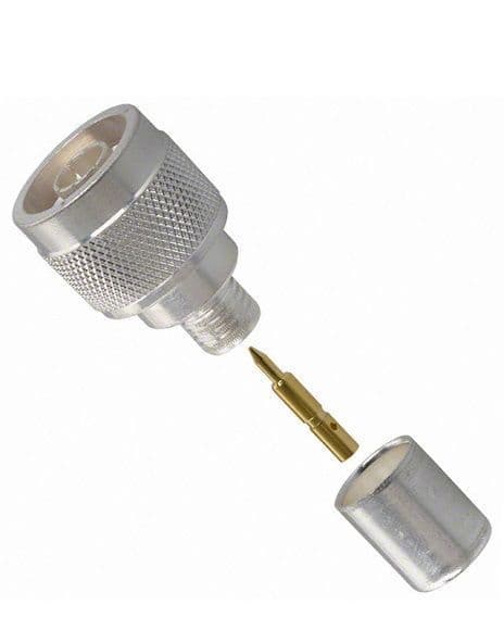Conector Coaxial Tipo N Macho De Ponchar Amphenol 82-3401054