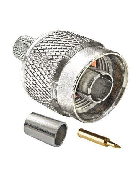 Conector Coaxial Tipo N Macho Amphenol  82-5375