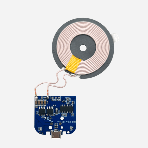 Receptor De Carga Inalámbrica Qi Con Entrada Usb Y Salida 5V 2A Para Energía Sin Contacto CARG-10W