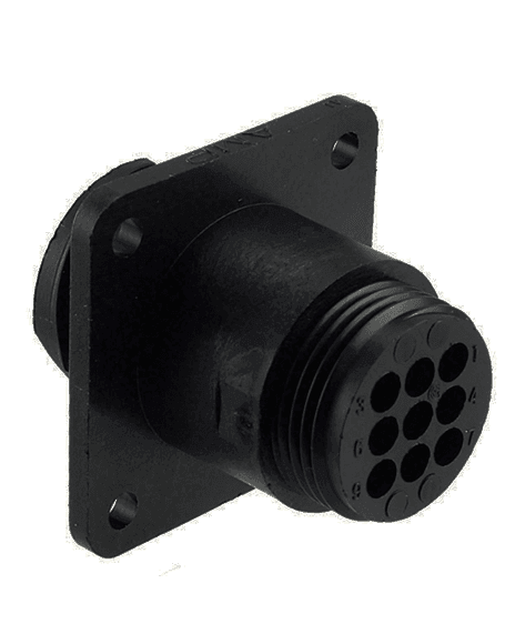 Conector Circular Hembra De 9 Pines A1303