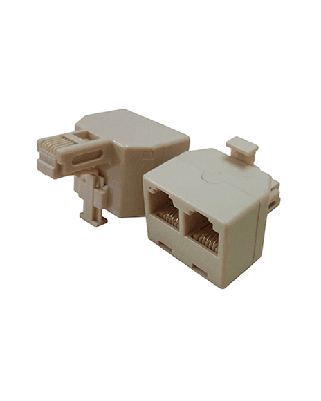Adaptador Telefonico En T Para RJ11 CT1X2
