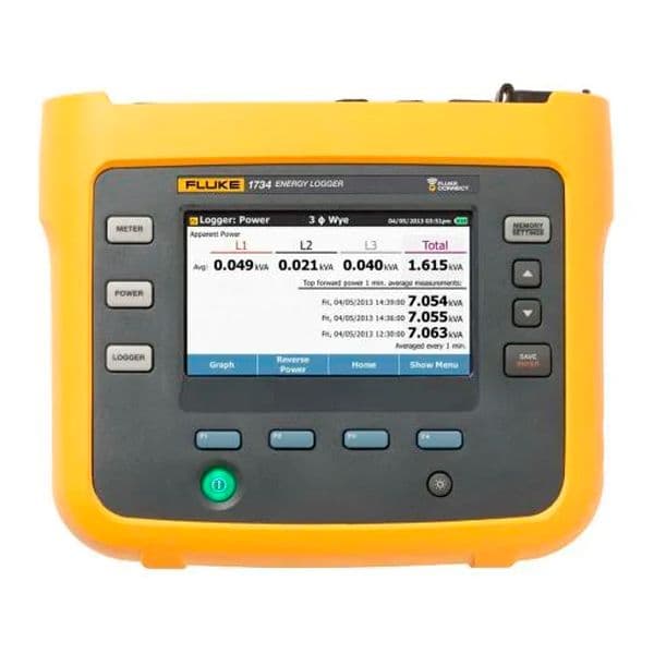 Registrador De Energía Eléctrica Trifásico Fluke F1734