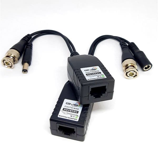 Video Balun Utp a Rj45 Pasivo Para CCTV HDVBPDC