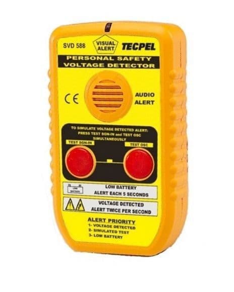Detector De Voltaje De Seguridad Personal Tecpel SVD588