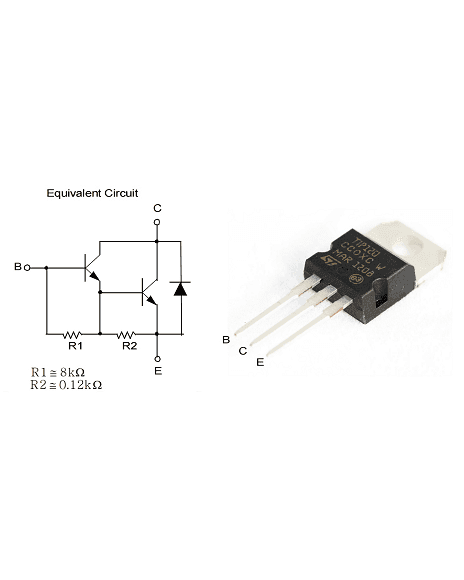 Transistor NPN De Potencia Encapsulado TO-220 De 3 Pines TIP120