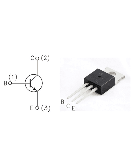 Transistor NPN De Media Potencia Encapsulado TO-220 De 3 Pines TIP31C