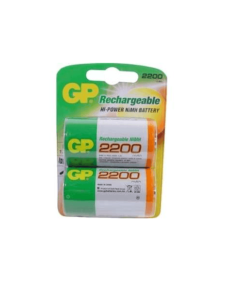 Pila Recargable NiMh 1.2Vdc 2200mA GP220DH TIPOD