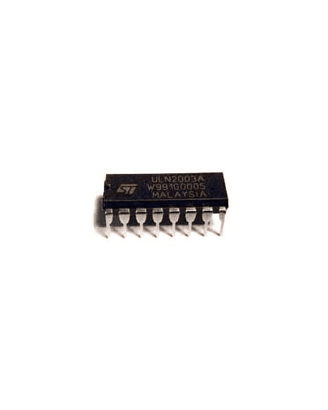 Transistor NPN Darlington Encapsulado DIP De 16 Pines ULN2003